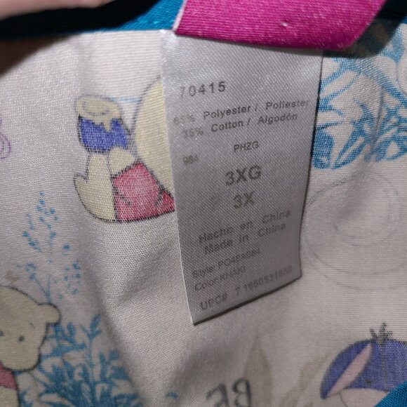 DISNEY BABY Pooh and Eeyore Scrub Top Size 3X - Picture 6 of 6